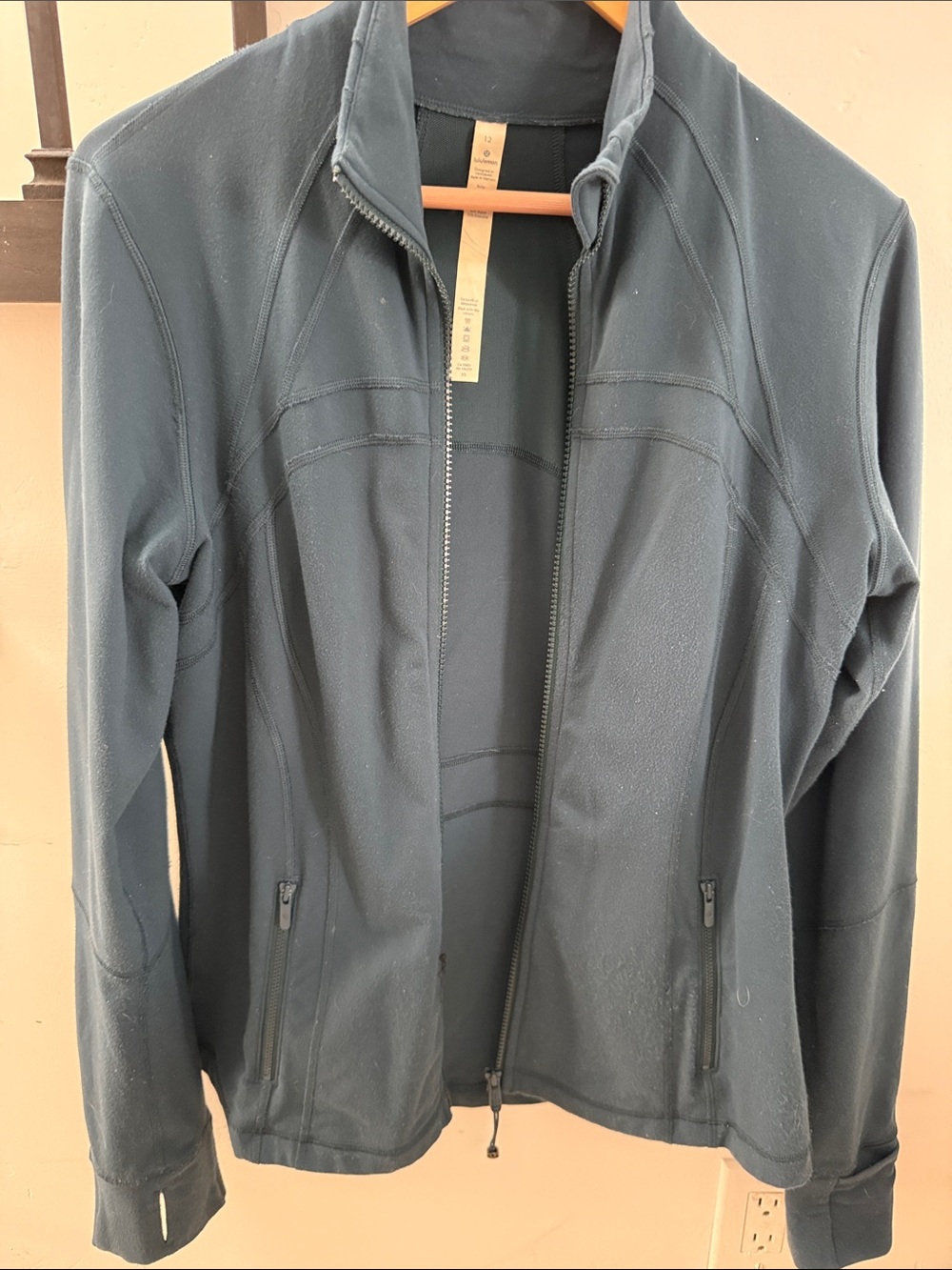 lululemon athletica Zip-Up Utility Jacket in Dark Teal Blue